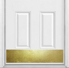 Load image into Gallery viewer, Hammered Brass Door Kick Plate by Deck the Door Decor
