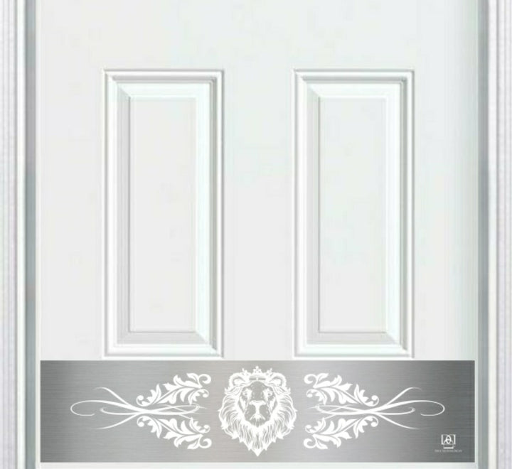 Engraved Door Kick Plate by Deck the Door Decor