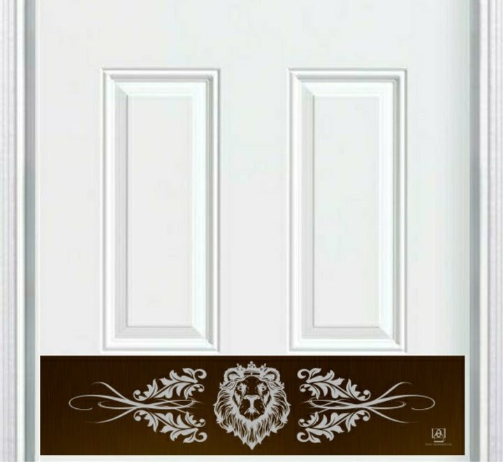 Engraved Door Kick Plate by Deck the Door Decor