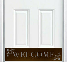 Load image into Gallery viewer, Door Kick Plate - Engraved - &quot;Johnson&#39;s Welcome&quot; - Multiple Finish &amp; Size Options
