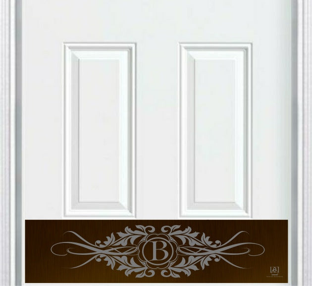 Acanthus Engraved Door Kick Plate