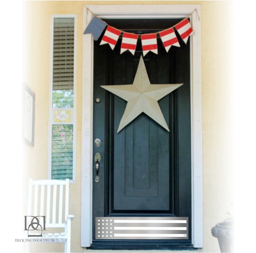 Door Kick Plate - Engraved - "Patriot" - Multiple Finish & Size Options