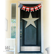 Load image into Gallery viewer, Door Kick Plate - Engraved - &quot;Patriot&quot; - Multiple Finish &amp; Size Options
