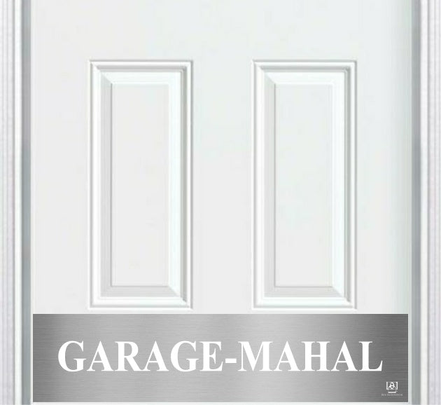 Door Kick Plate - Engraved - "Garage Mahal" - Multiple Finish & Size Options