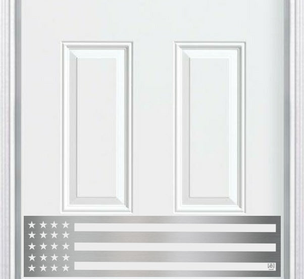 Door Kick Plate - Engraved - "Patriot" - Multiple Finish & Size Options