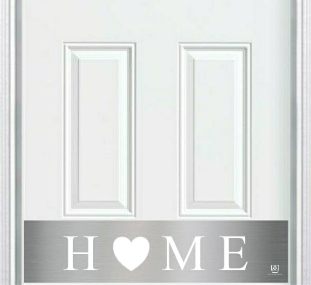 Home Engraved Door Kick Plate by Deck the Door Decor