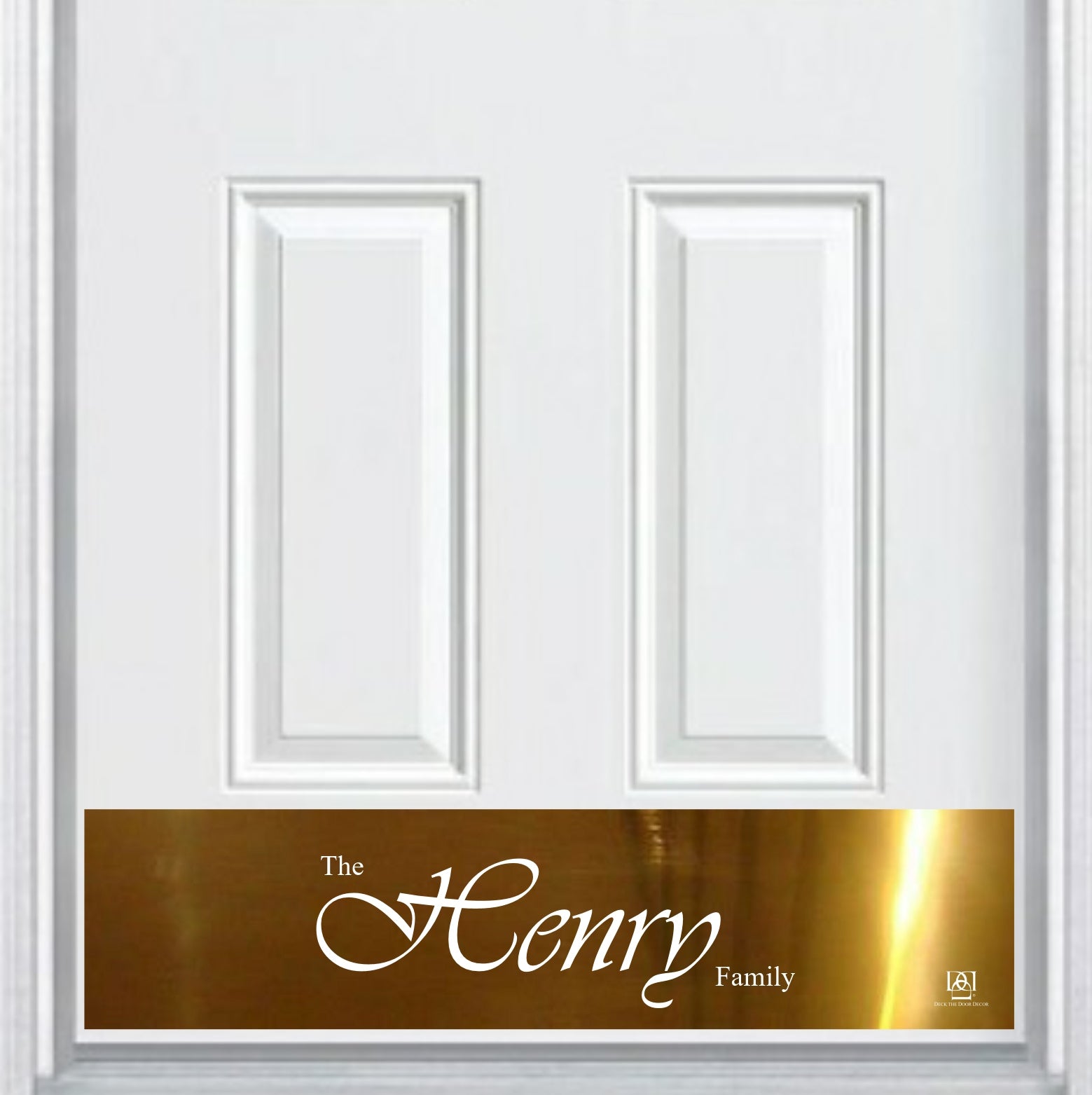 Shiny Brass Tone Aluminum
