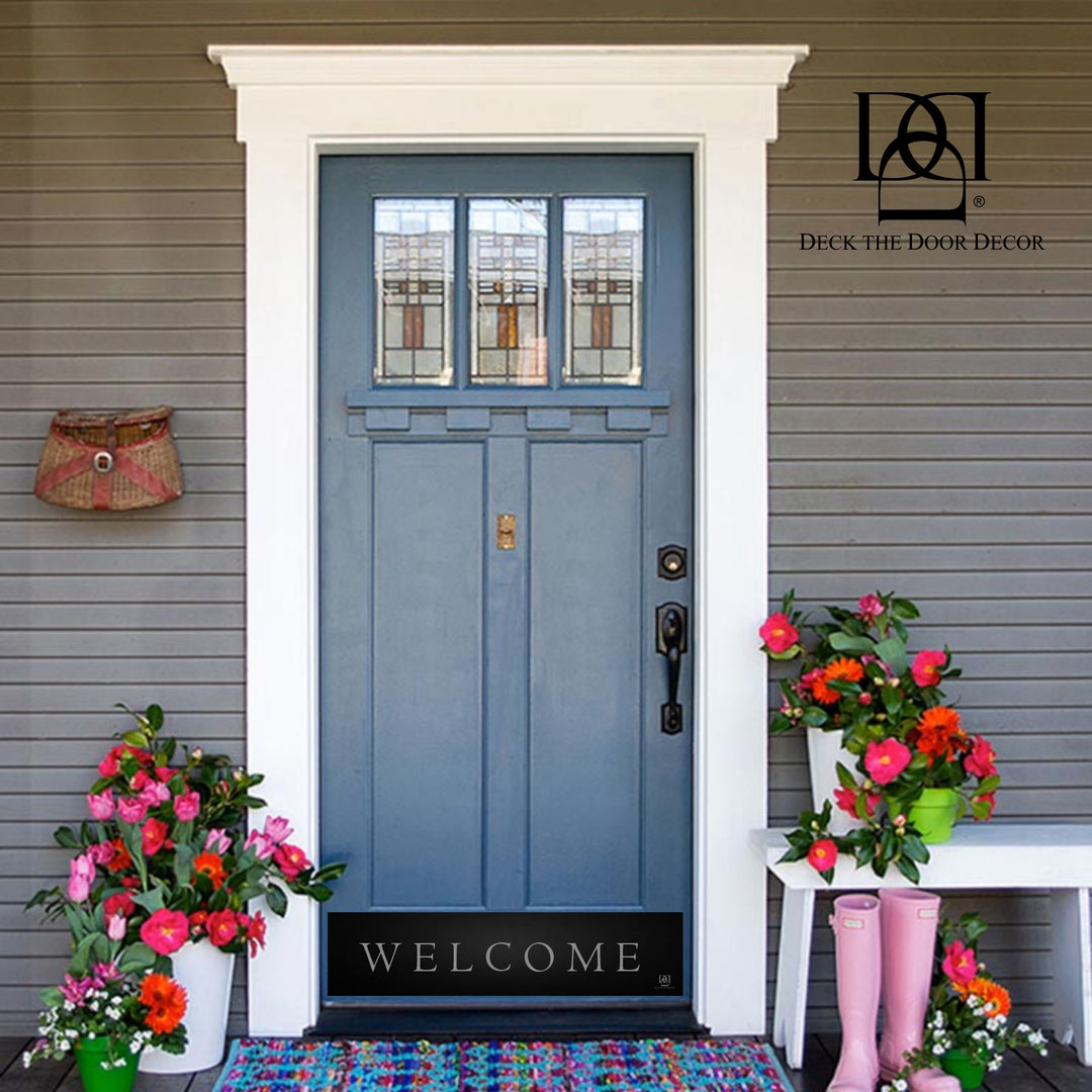 Traditional Welcome Door Kick Plate